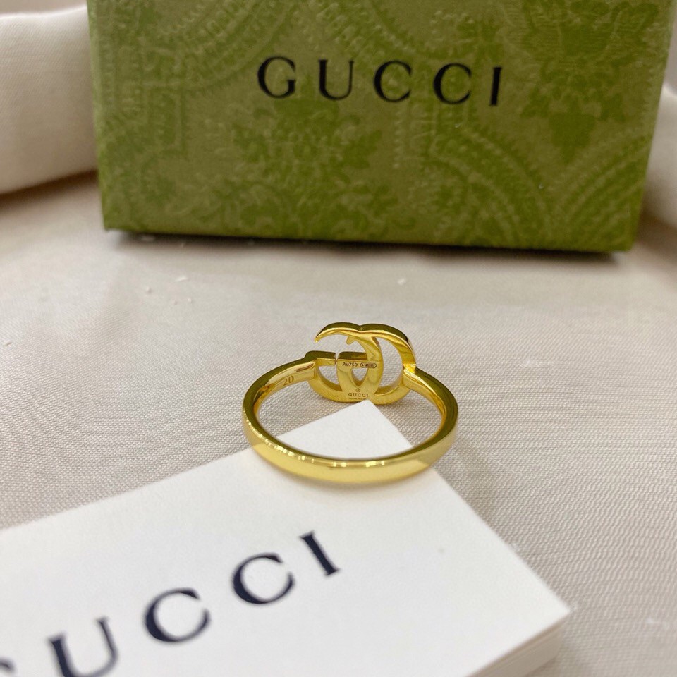 [TOP] GUCCI Running GG Ring - Gold