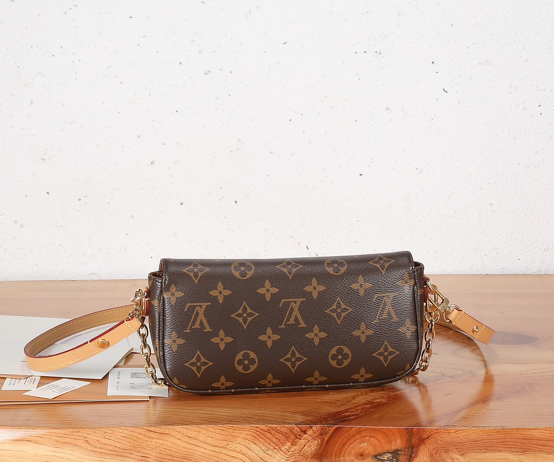 [TOP] Louis Vuitton LV Wallet On Chain Ivy Handbag - 23.5x12x4.3CM