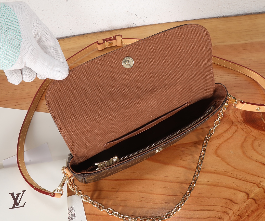 [TOP] Louis Vuitton LV Wallet On Chain Ivy Handbag - 23.5x12x4.3CM