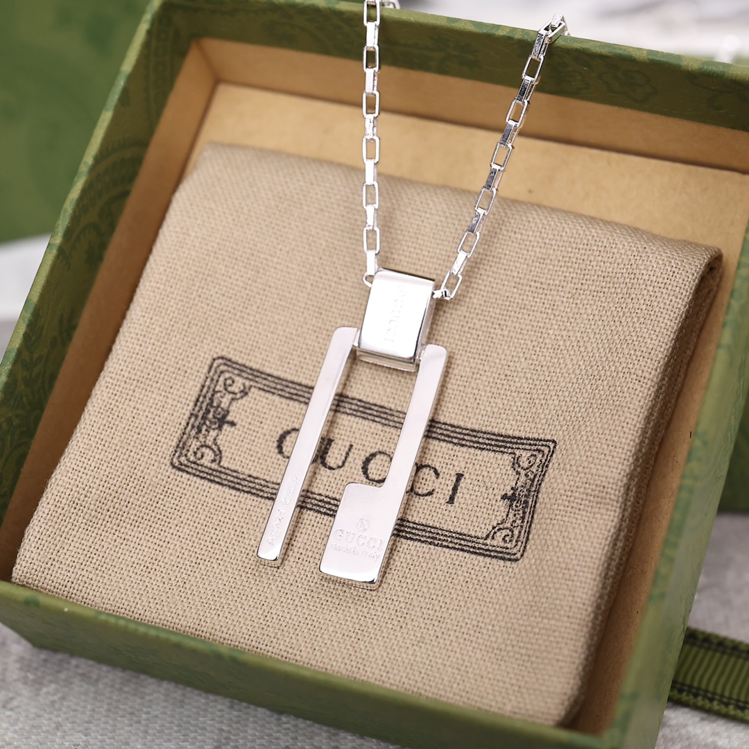 [TOP] GUCCI Necklace - Silver