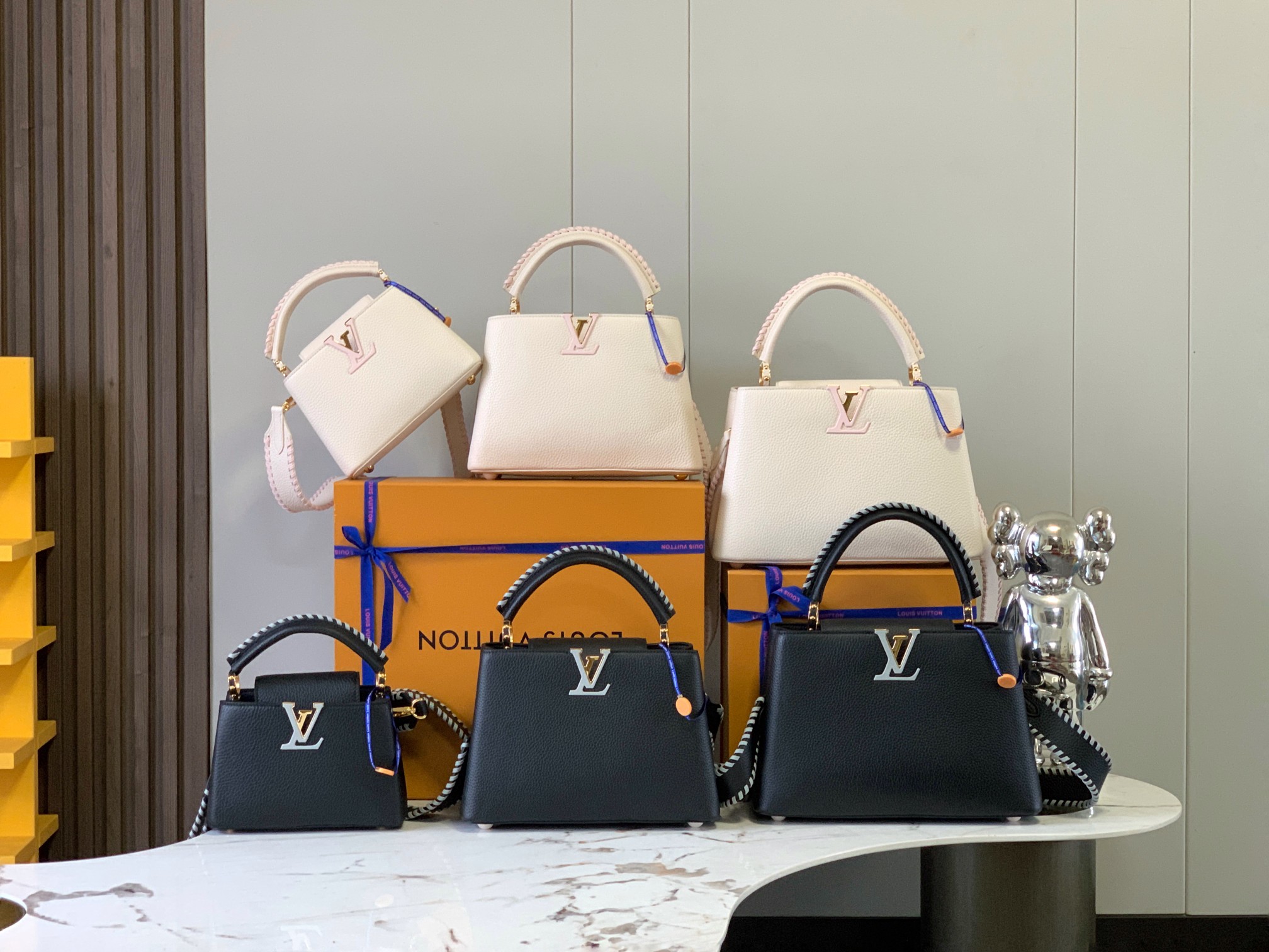 [TOP] Louis Vuitton LV Braid Capucines Bag 3 Sizes - 2 Colors