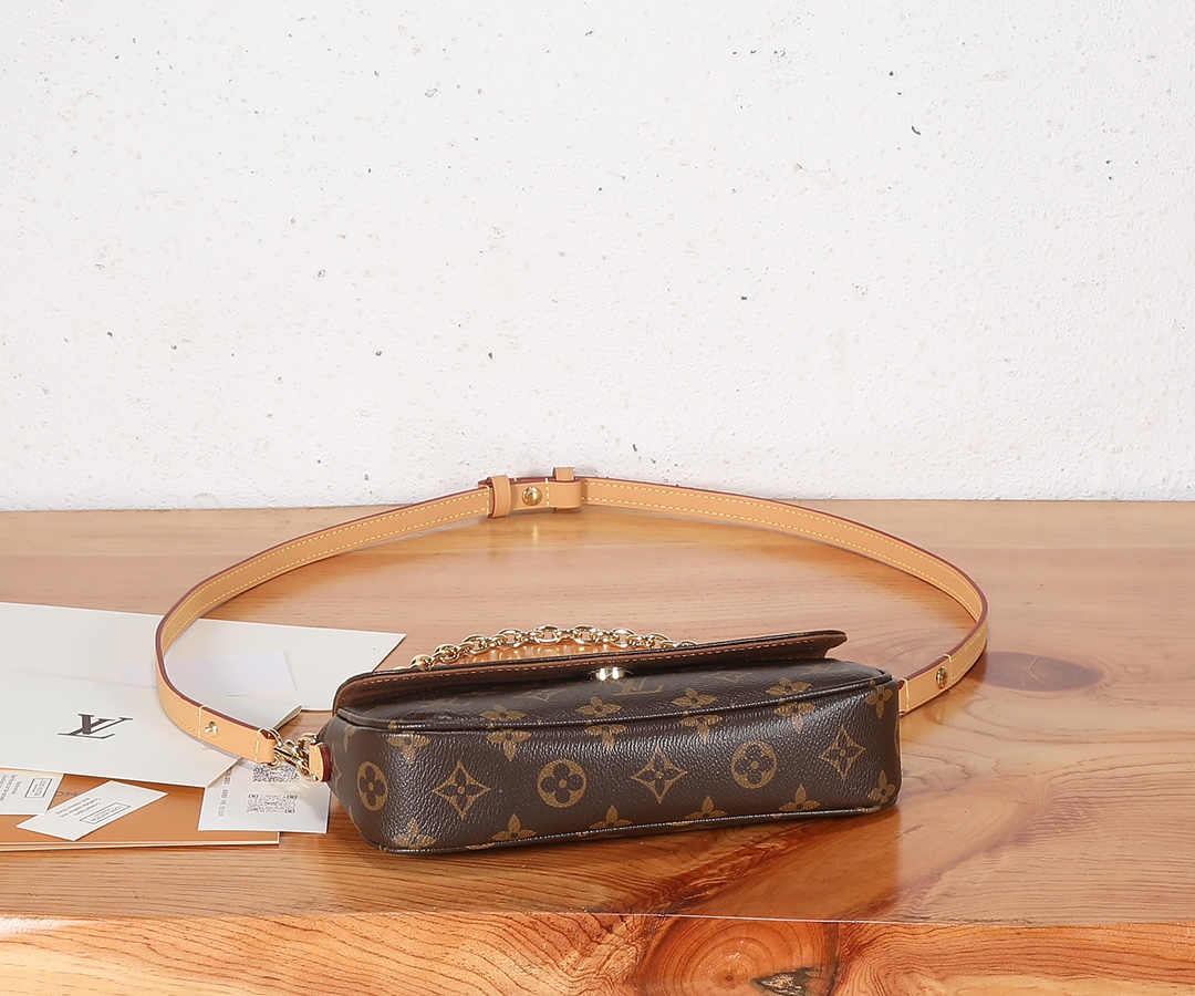 [TOP] Louis Vuitton LV Wallet On Chain Ivy Handbag - 23.5x12x4.3CM