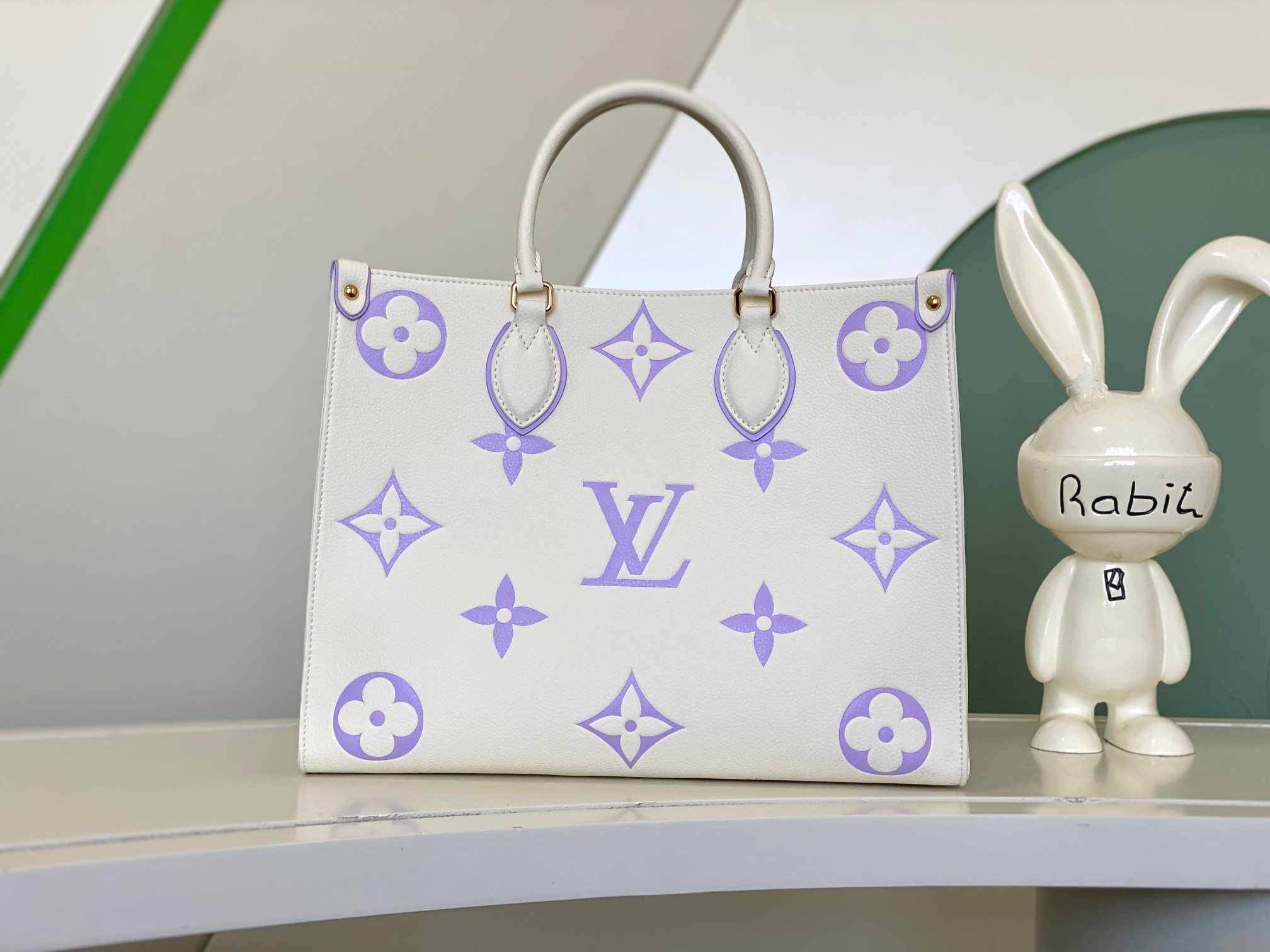 [TOP] Louis Vuitton LV On The Go Small Handbag Made Of Monogram Imprente Leather - 2 Colors - 25x19x11.5CM