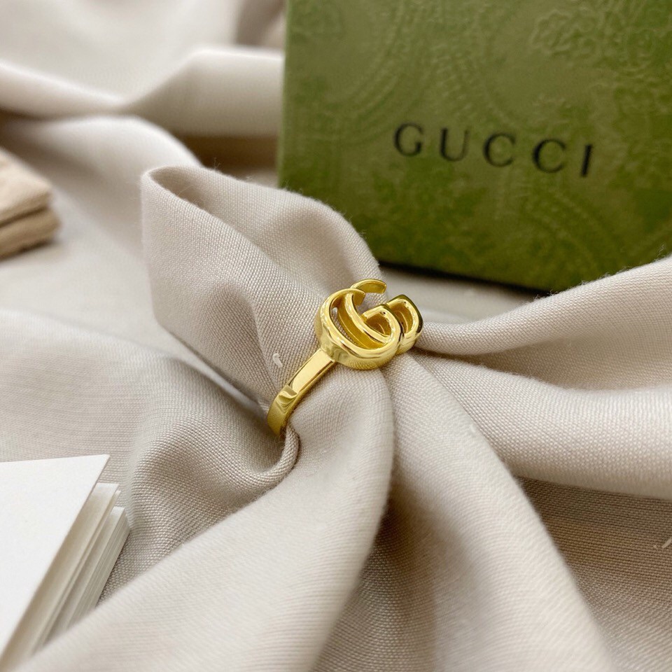 [TOP] GUCCI Running GG Ring - Gold