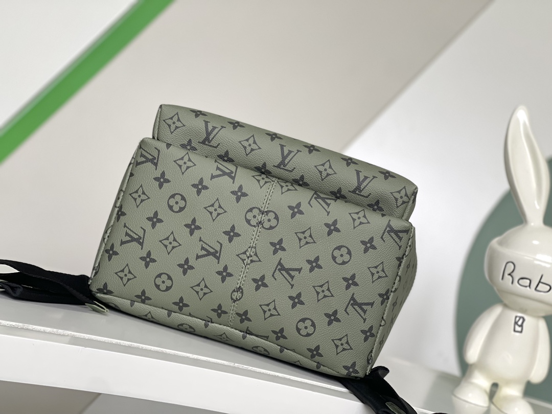 [TOP] LV Monogram Discovery Small Backpack 29x38x20cm-Green