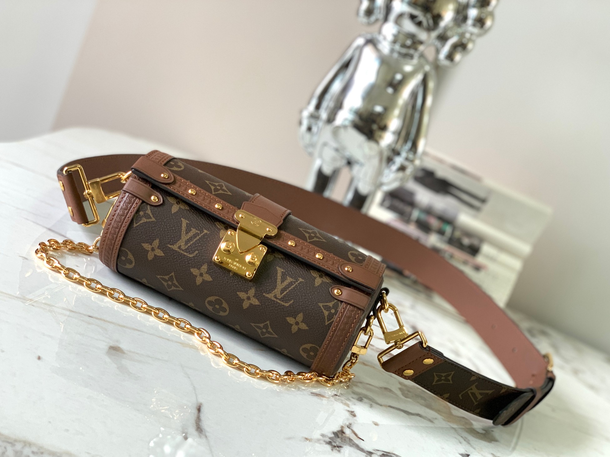 [TOP] Louis Vuitton LV Papillon Trunk Handbags 19x9x9cm - GHW