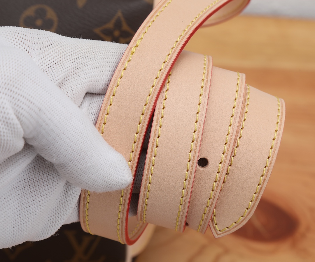 [TOP] Louis Vuitton LV Monogram Cowhide Diane Bag - 28x11x20cm-Brown