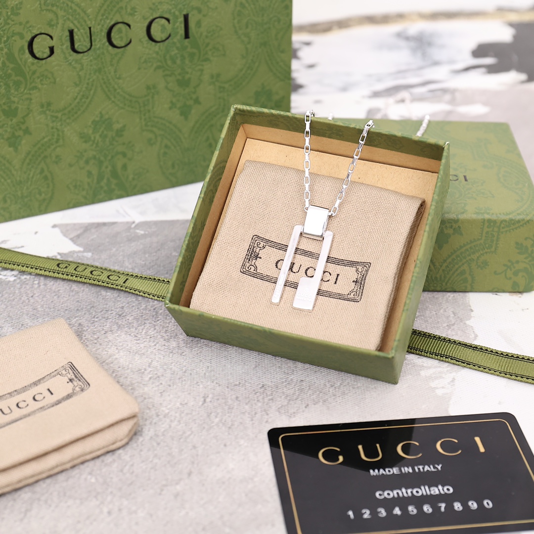 [TOP] GUCCI Necklace - Silver