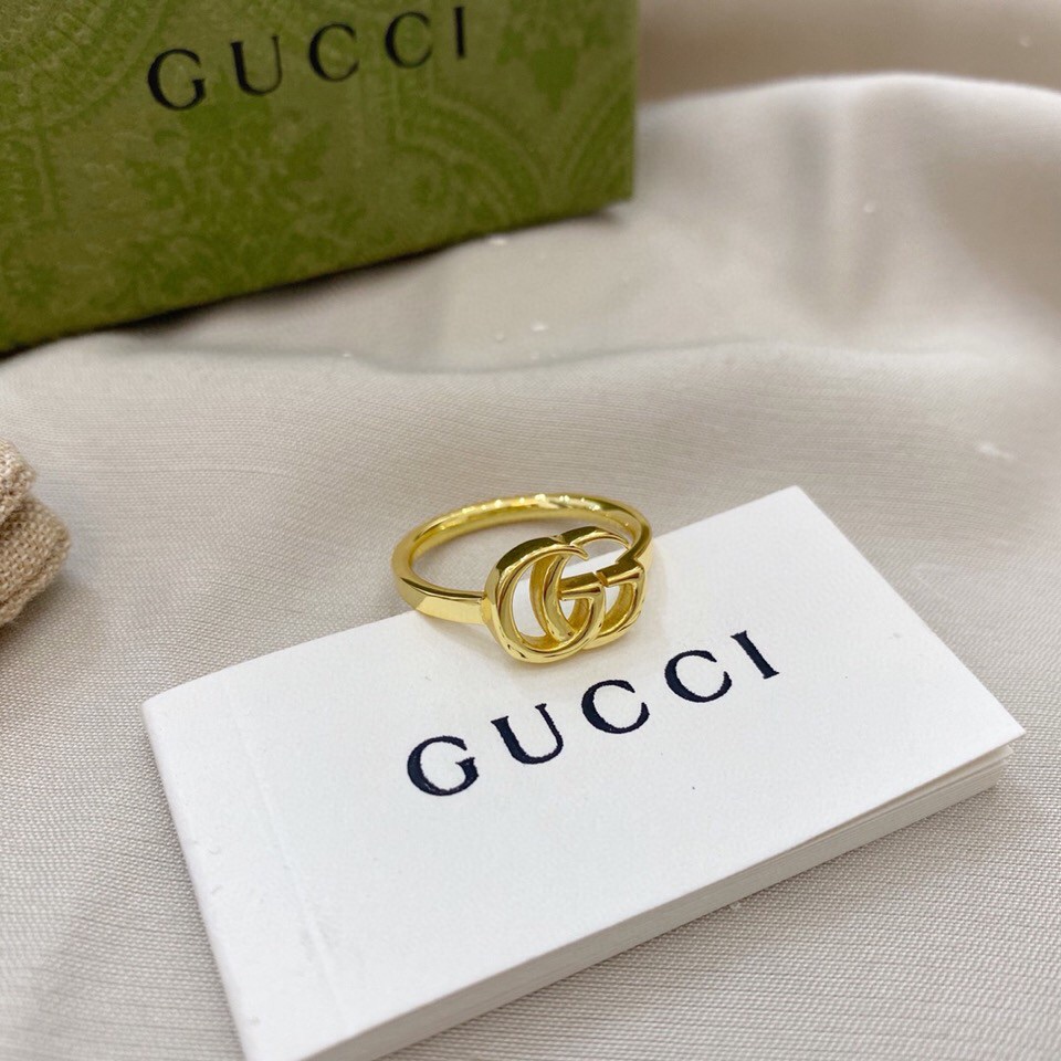 [TOP] GUCCI Running GG Ring - Gold