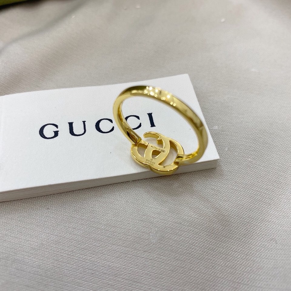 [TOP] GUCCI Running GG Ring - Gold