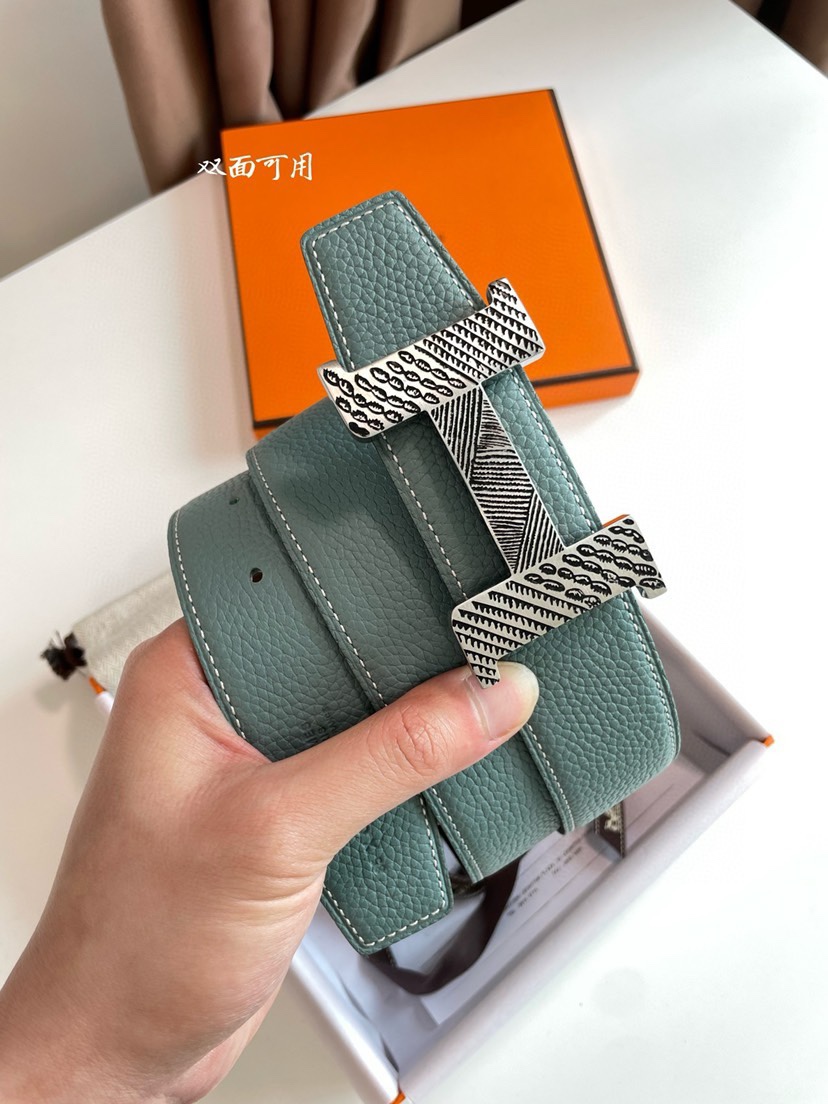 [TOP] HERMES Double Sided Waistband