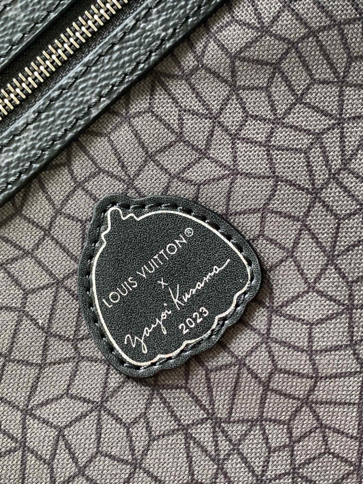 [TOP] Louis Vuitton LV Keepall Pumpkin Travel Bag Series 45x27x20cm - Black&SHW