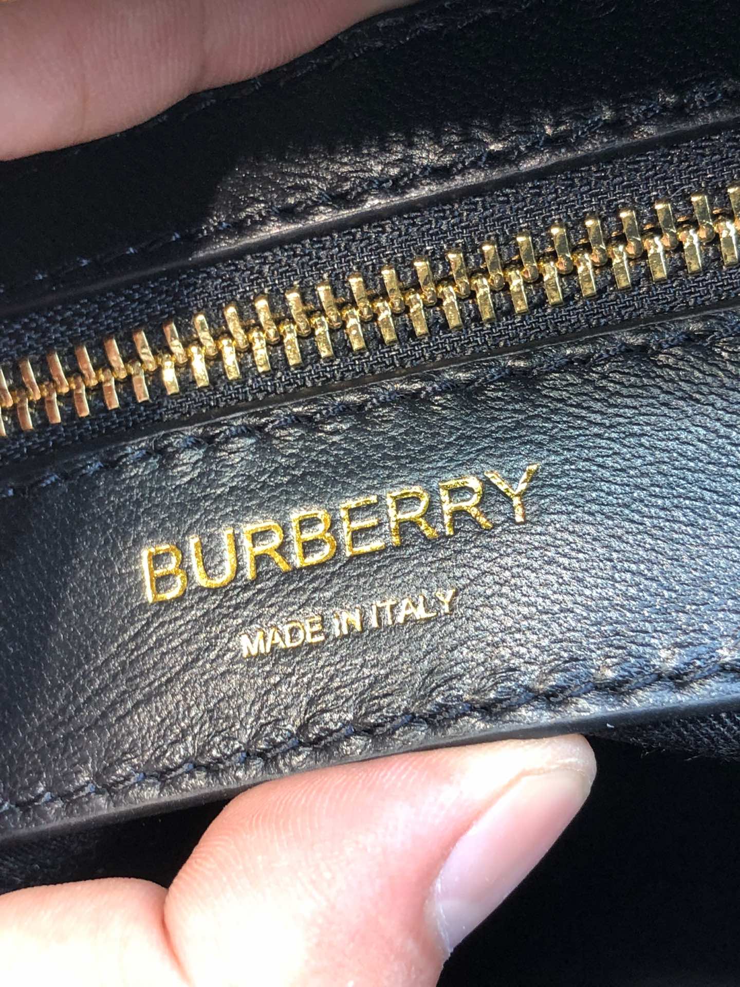 [TOP] BURBERRY Lambskin Backpack 32x23x11cm - Black