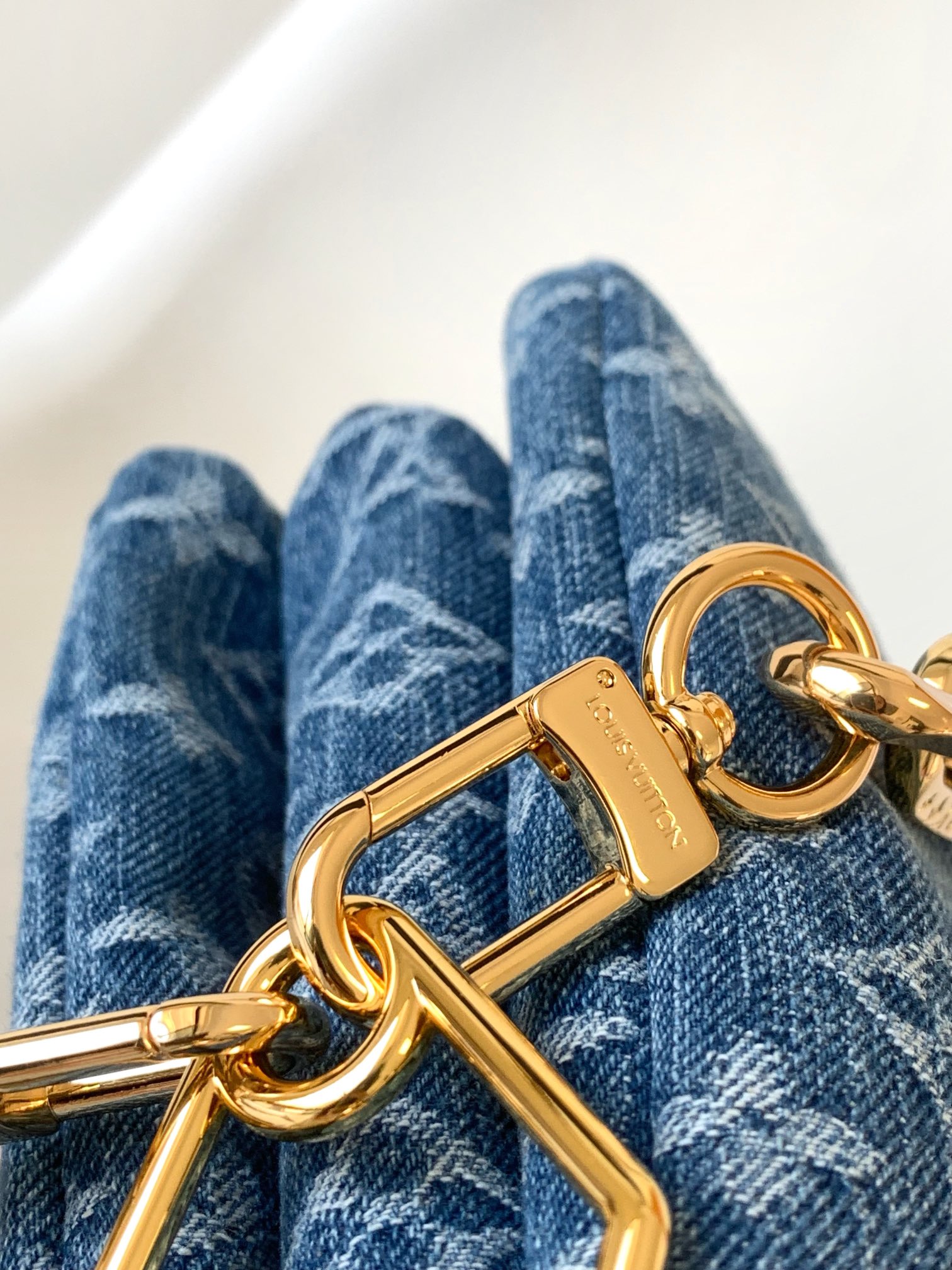 [TOP] Louis Vuitton LV Cousin Small Handbag 26x20x12cm - Denim Blue