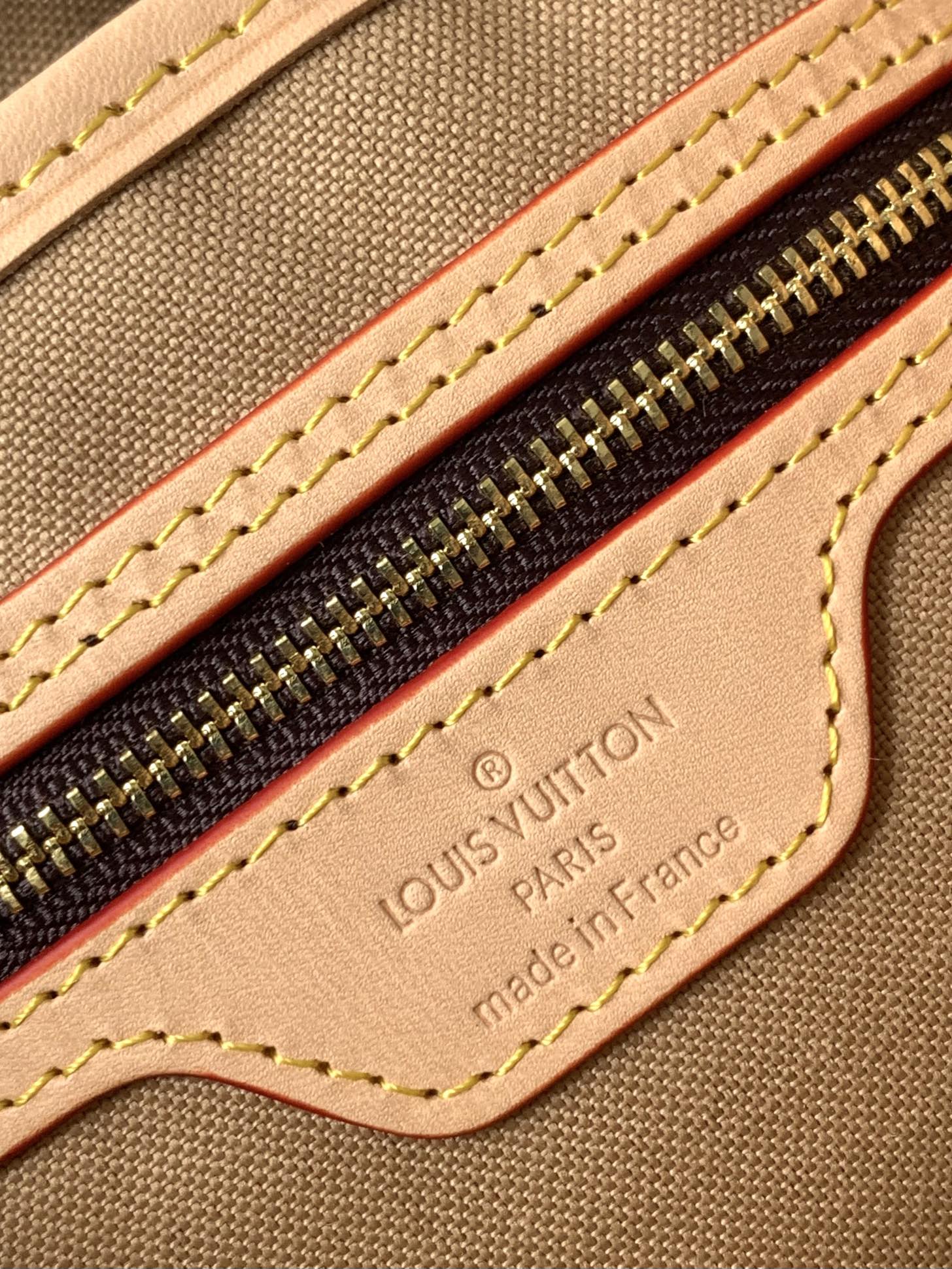 [TOP] Louis Vuitton LV Cow Leather Bucket Bag 23x21x8cm - Brown