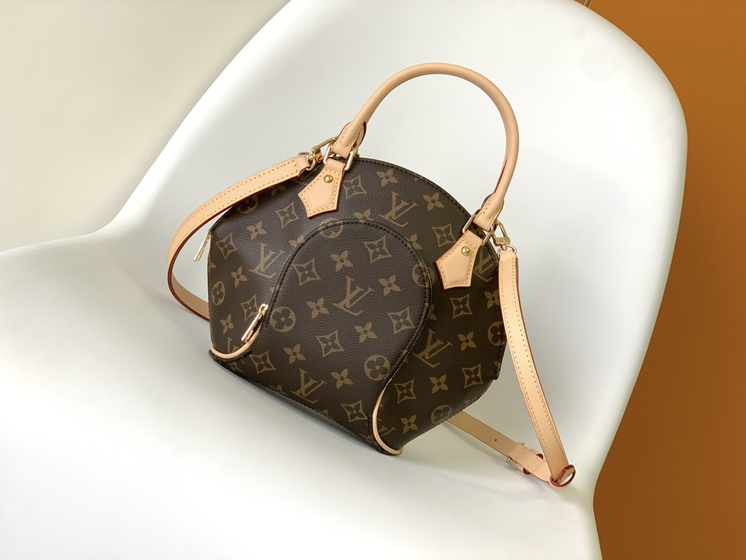 [TOP] Louis Vuitton LV Ellipse Small Handbag 28x21x8cm - Brown