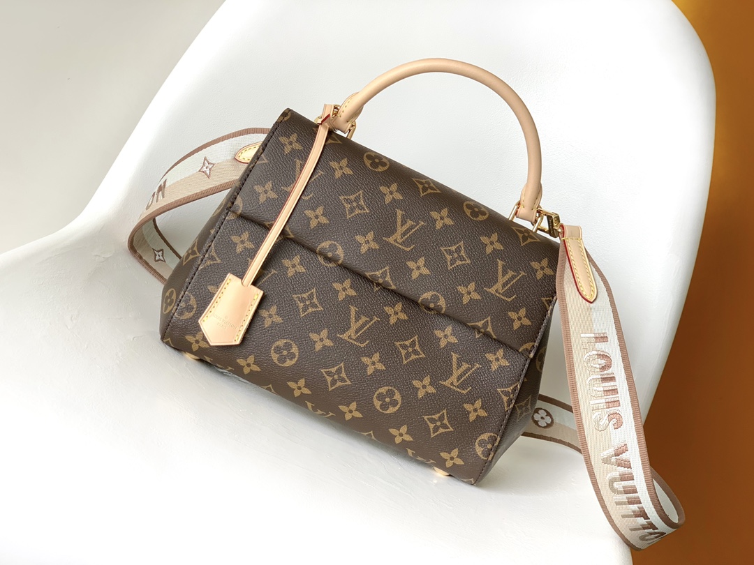 [TOP] Louis Vuitton LV Cluny BB Handbag 28.0 x 20.0 x 10.0cm