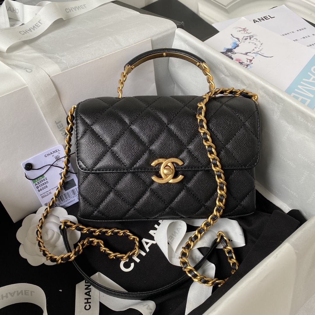 [TOP] CHANEL 23s Carryme Bag 13X19X7.5cm/14.5X22X8cm - 3 Colors&GHW