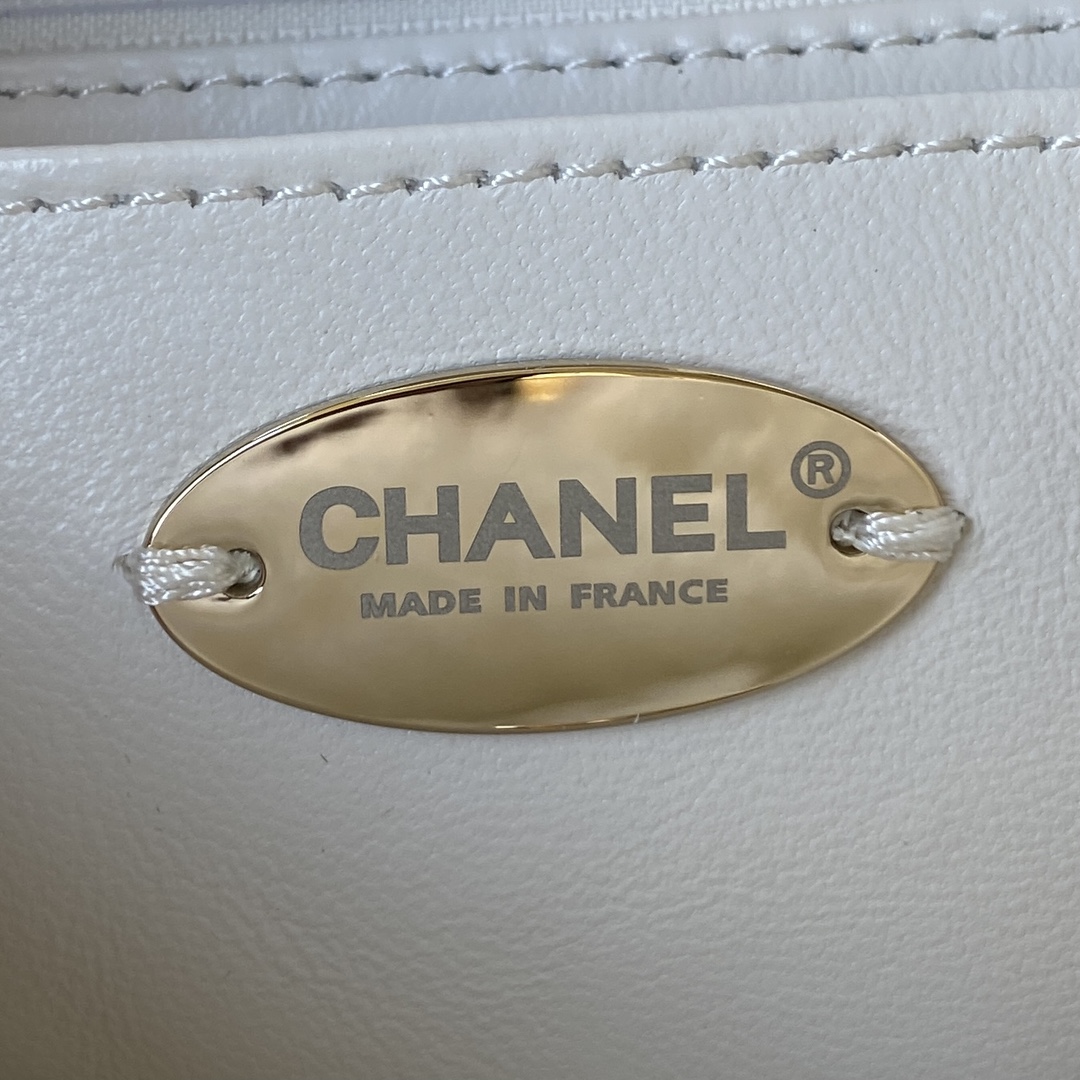 [TOP] CHANEL Diamond Wool Fur Bags 15*21.5*6.5cm - Black&White