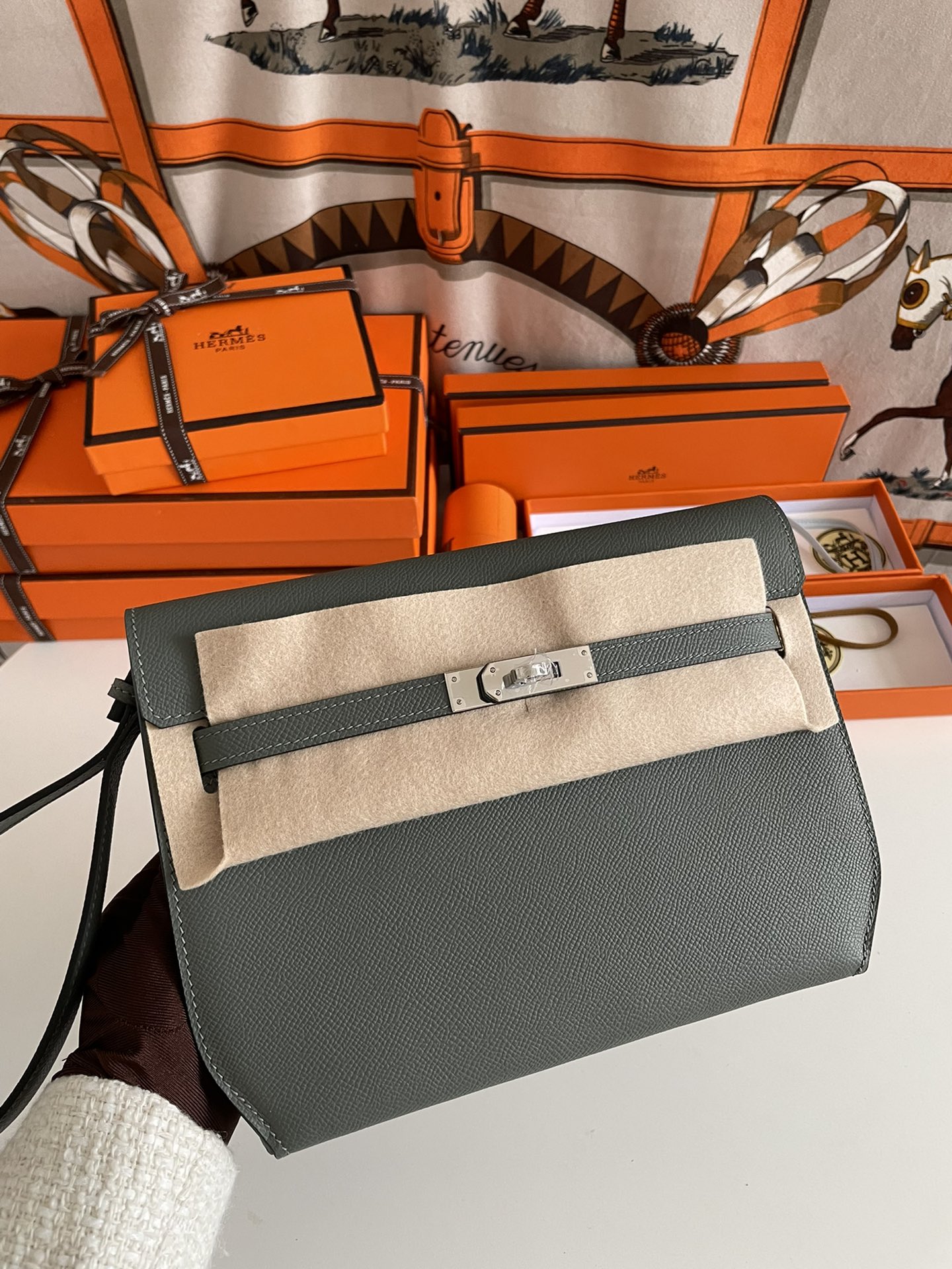 [TOP] HERMES Kelly Depeche 25cm Epsom - 7 Colors - SHW&GHW