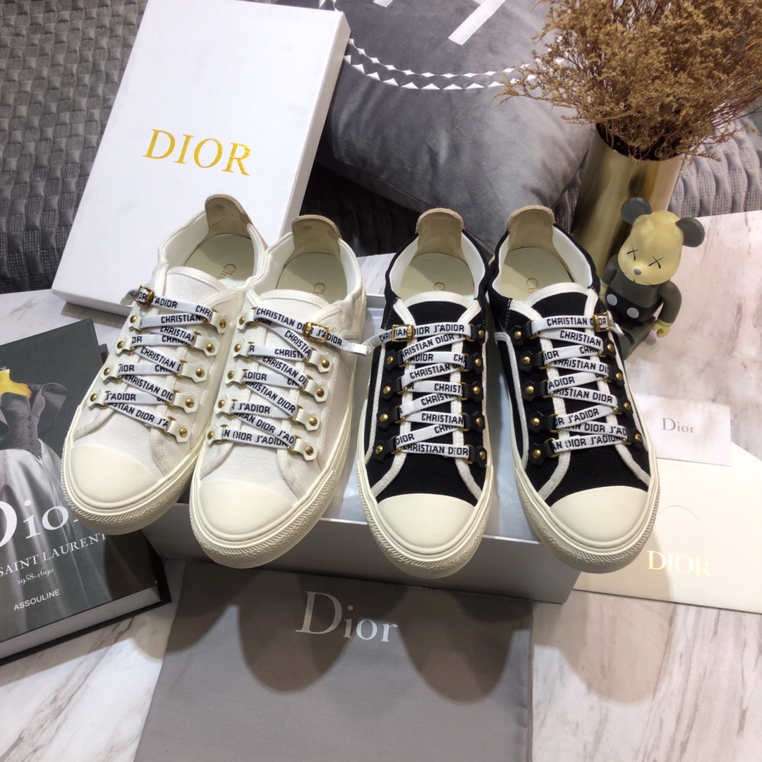 [TOP] Christian Dior Walkn Flat Strap Casual Shoes - 3 Colors
