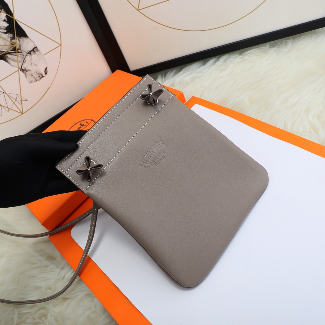 [TOP] HERMES Mini Aline Swift Leather Bags - 20×23CM - 14 Colors