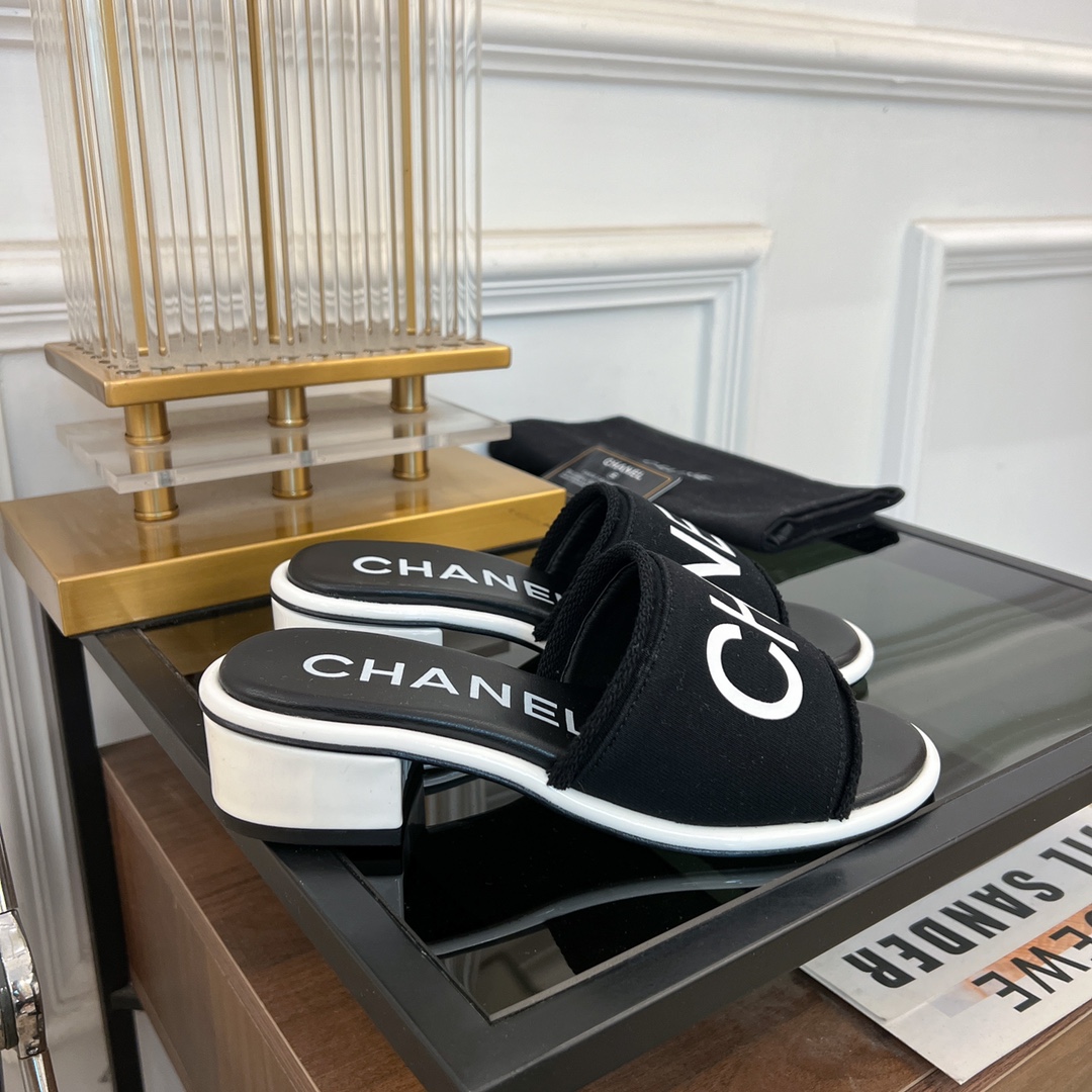 [TOP] CHANEL Sheepskin Velvet Slippers - 3 Colour