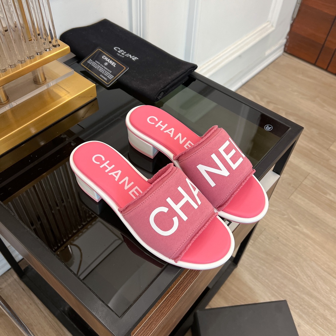 [TOP] CHANEL Sheepskin Velvet Slippers - 3 Colour