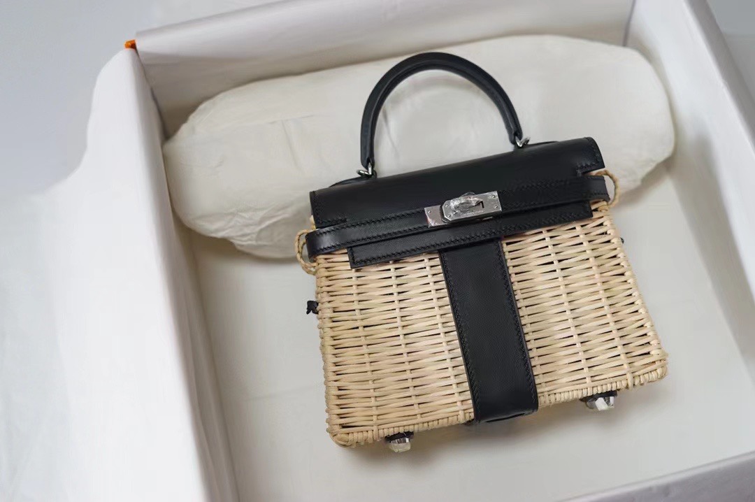 [TOP] HERMES Mini Kelly Picnic Bags 20CM - 6 Colors&SHW