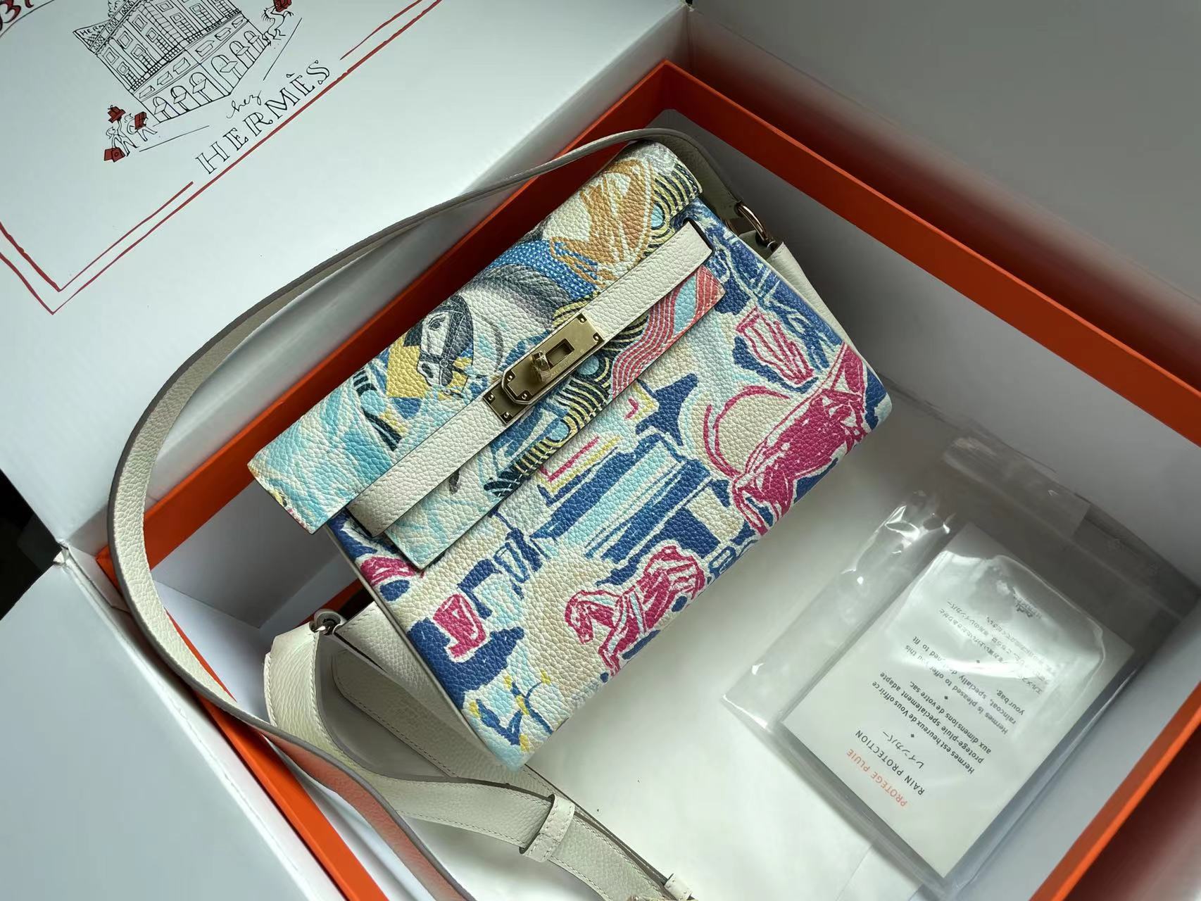 [TOP] HERMES Kelly Messenger Package - SHW