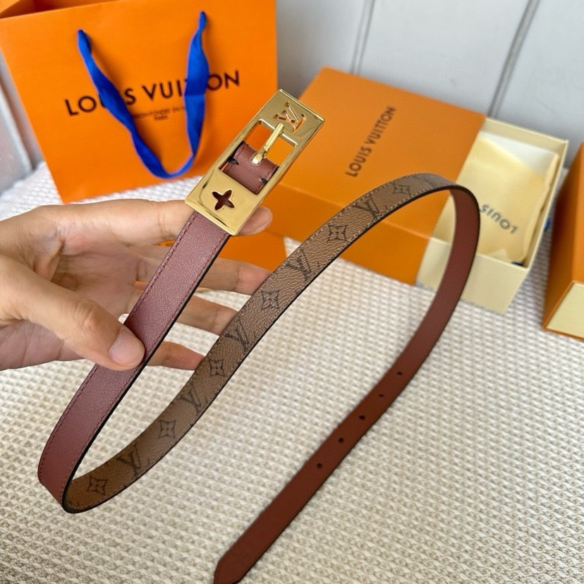 [TOP] Louis Vuitton LV Leisure Belt - 2.0CM - Brown