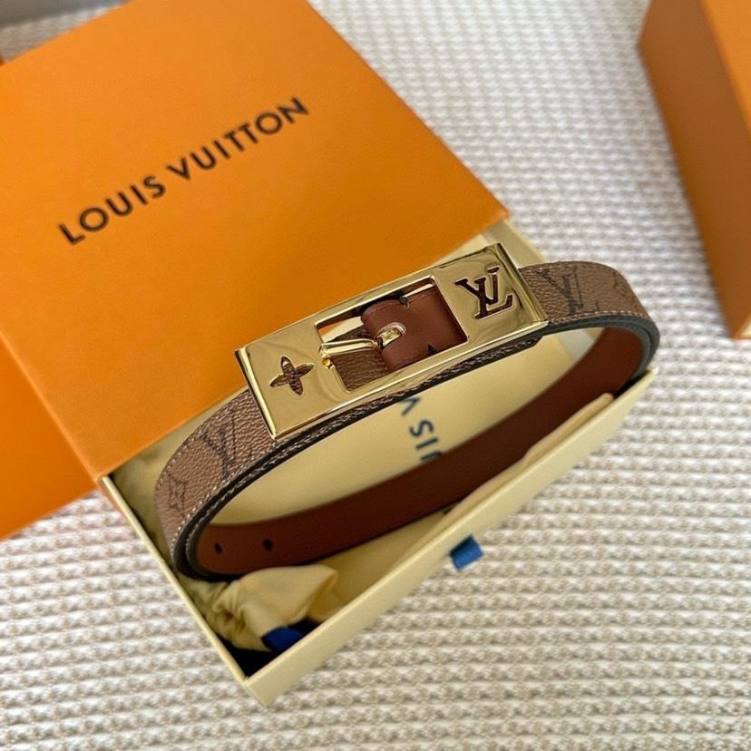 [TOP] Louis Vuitton LV Leisure Belt - 2.0CM - Brown