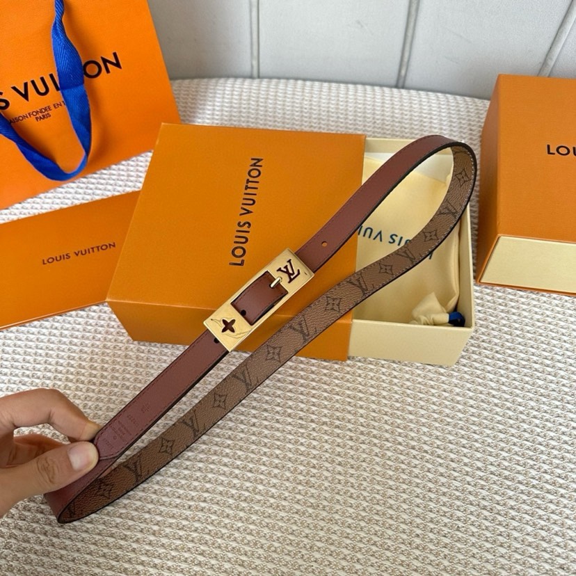 [TOP] Louis Vuitton LV Leisure Belt - 2.0CM - Brown