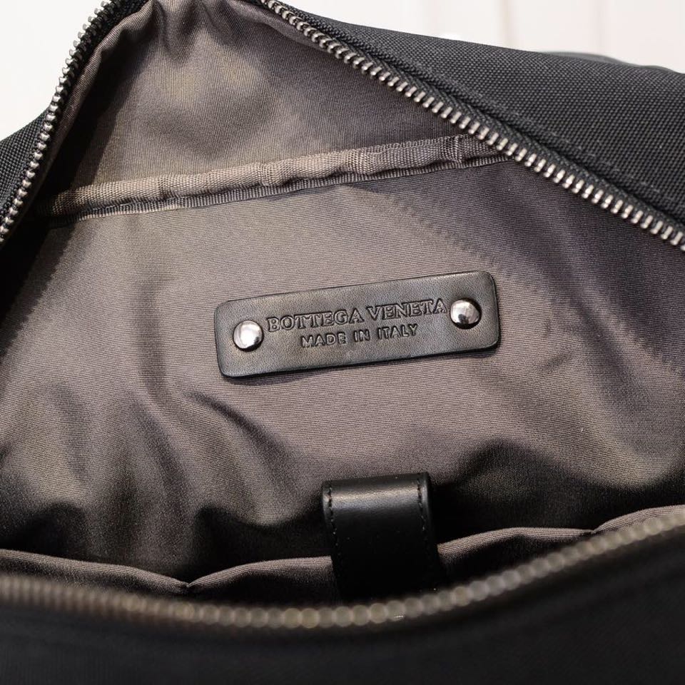 [TOP] Bottega Veneta BV Men's Handmade Cowhide Woven Briefcase 35*31*12cm - Black