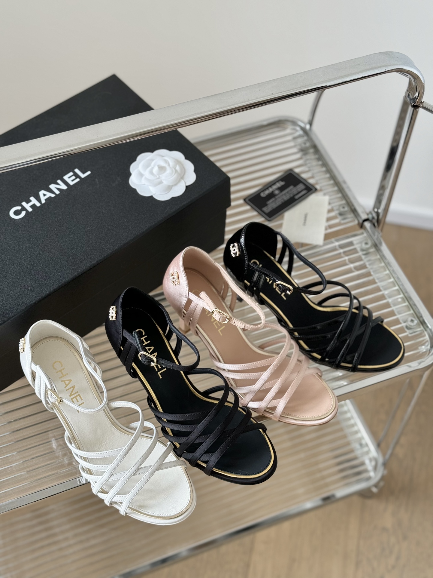 [TOP] CHANEL 24C Double C High Heel Sandals - 7cm - 4 Colors