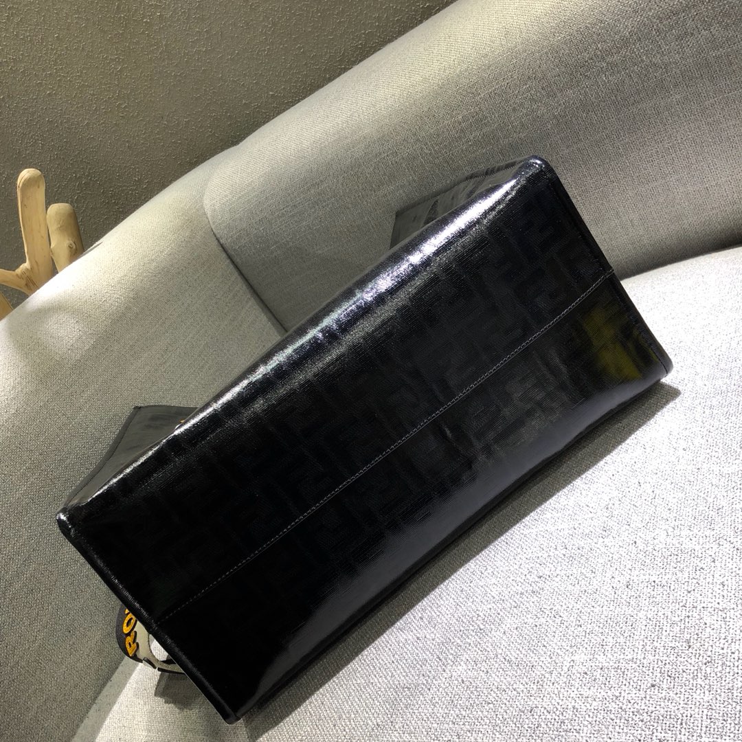 [TOP] FENDI Mania Capsule Series Shopping Bag 39*35*18cm - Brown