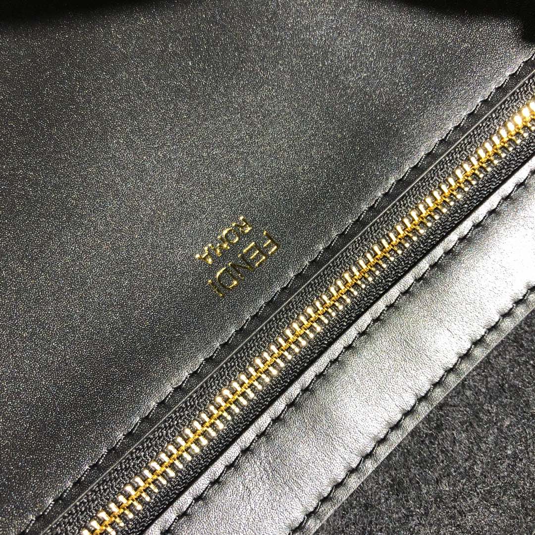 [TOP] FENDI Mania Capsule Series Shopping Bag 39*35*18cm - Brown