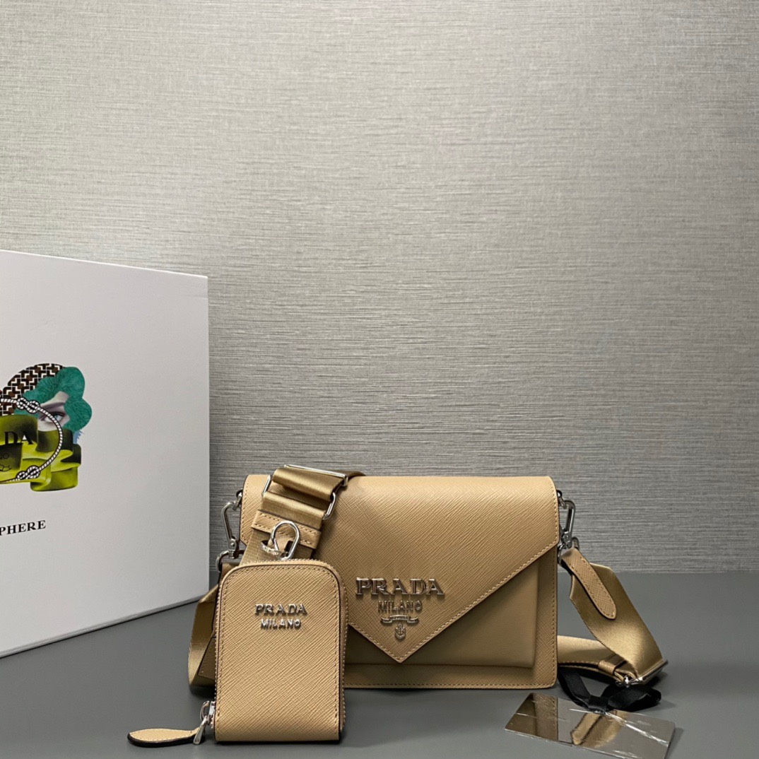 [TOP] PRADA Mini Envelope Bags 20x12x4cm - 3 Colors