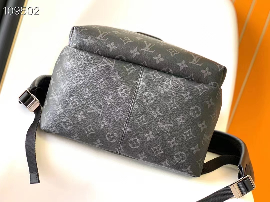 [TOP] Louis Vuitton LV The Apollo Backpack Is Made Of Soft Monogram Eclipse Coated Canvas Fabric -29x38x20CM - Black