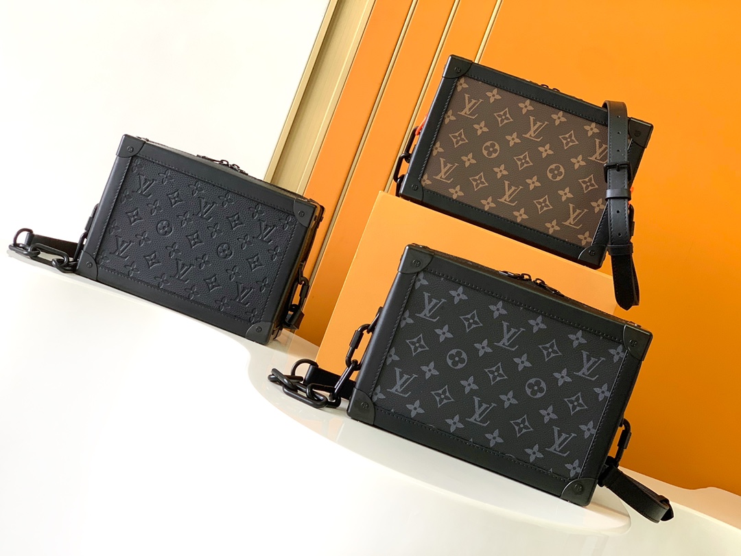 [TOP] Louis Vuitton LV LV Soft Trunk Monogram Bags 25x18x10cm - 3 Colors
