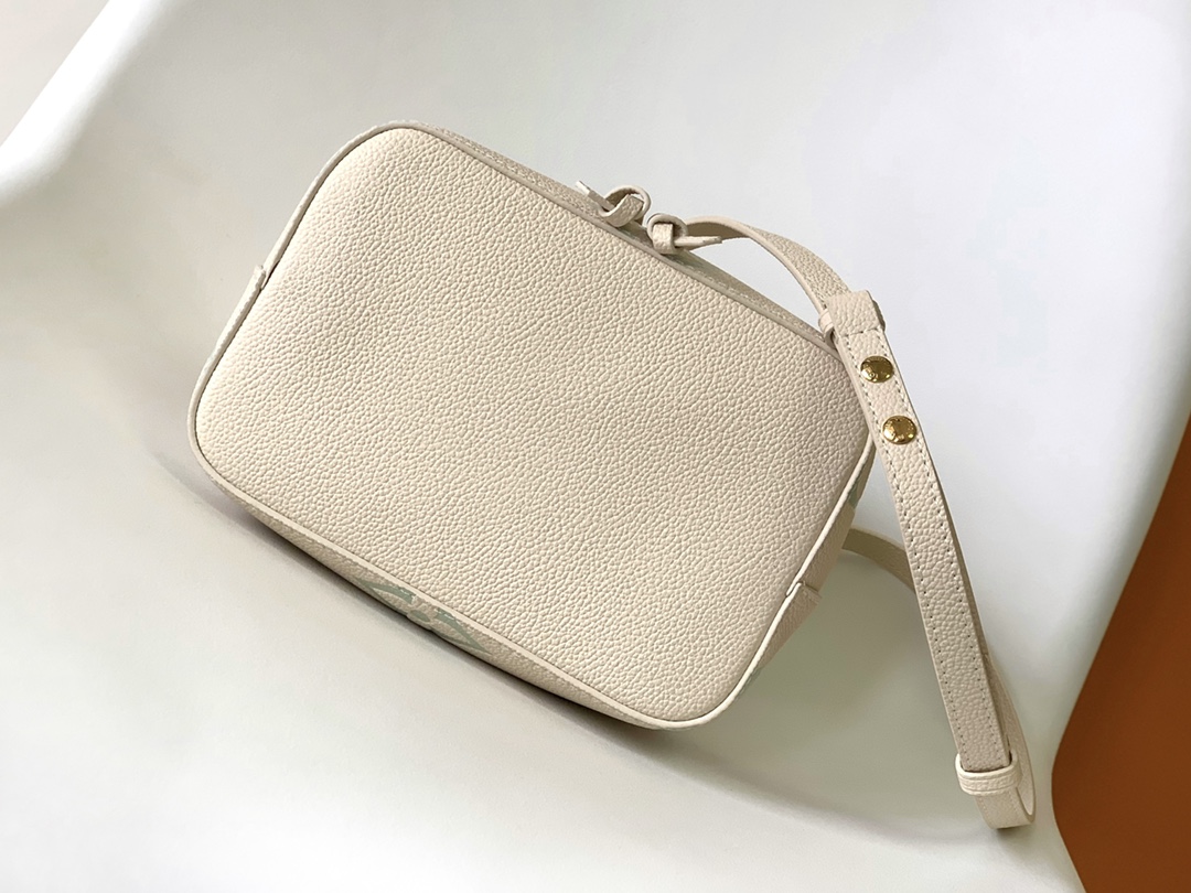 [TOP] Louis Vuitton LV  Cow Leather Noe Bag 20x20x13cm-White