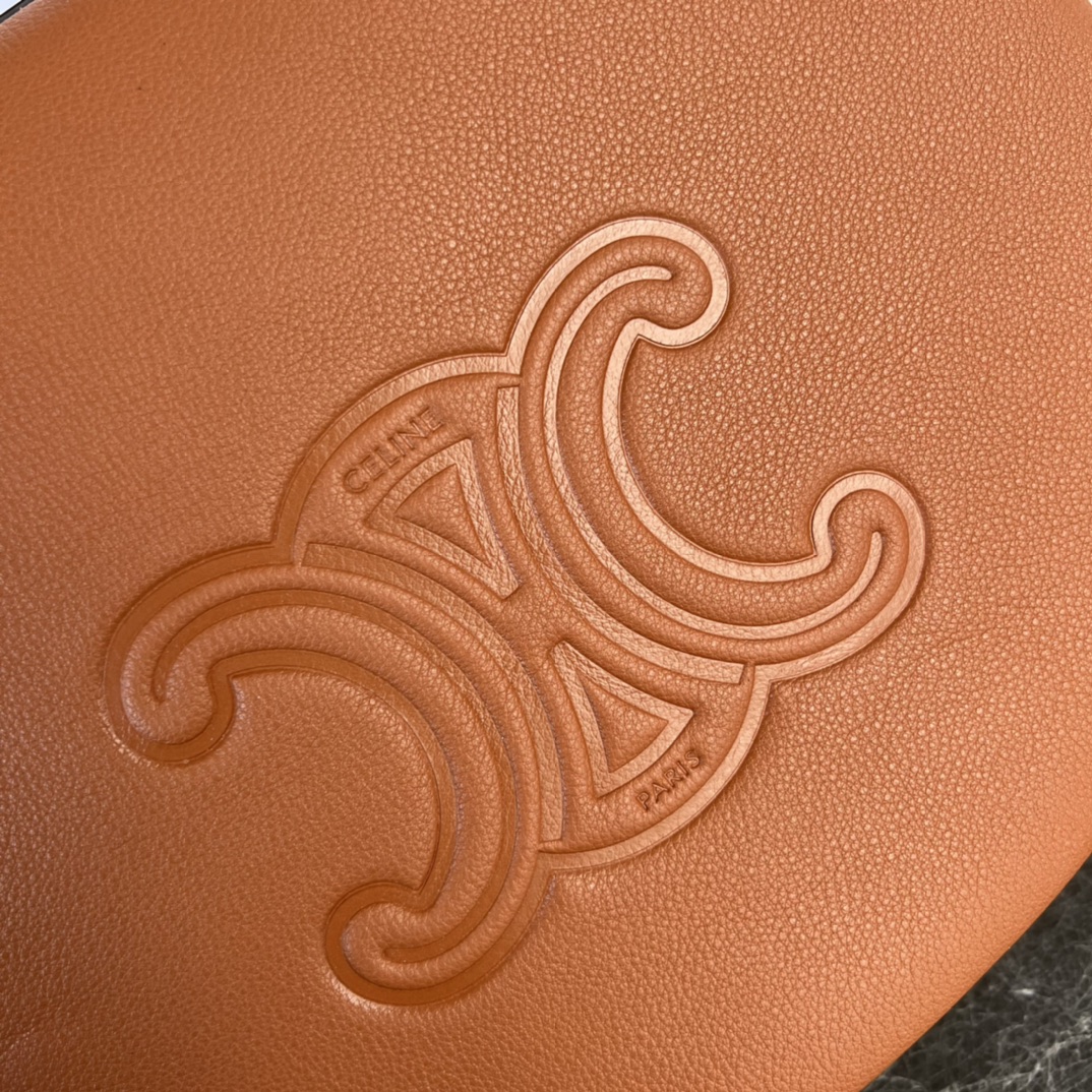 [TOP] CELINE Heloise Leather Handbag 30X28.5X8cm - Brown