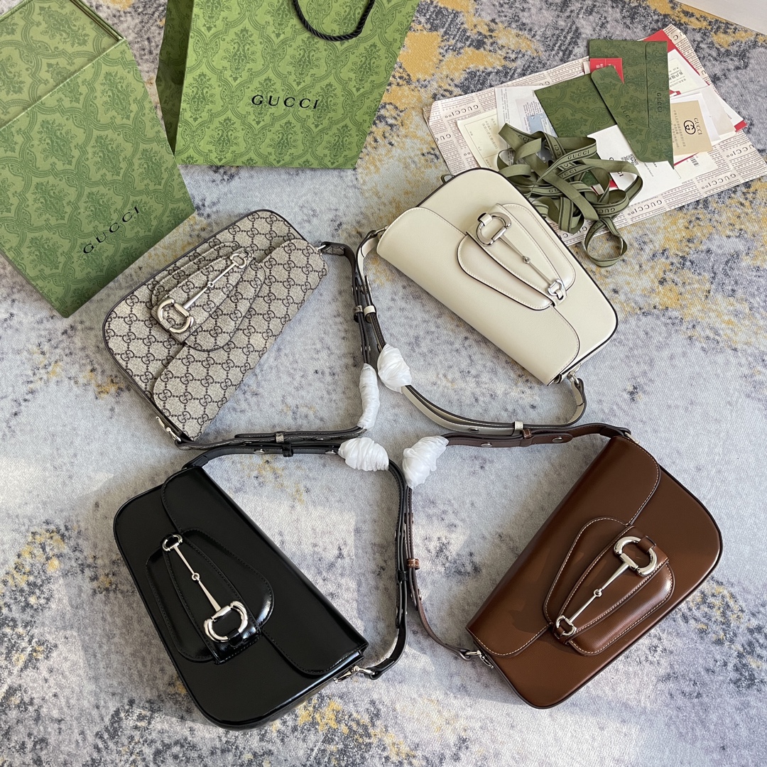 [TOP] GUCCI Leather Handbags 26.5X10×17CM - 4 Colour