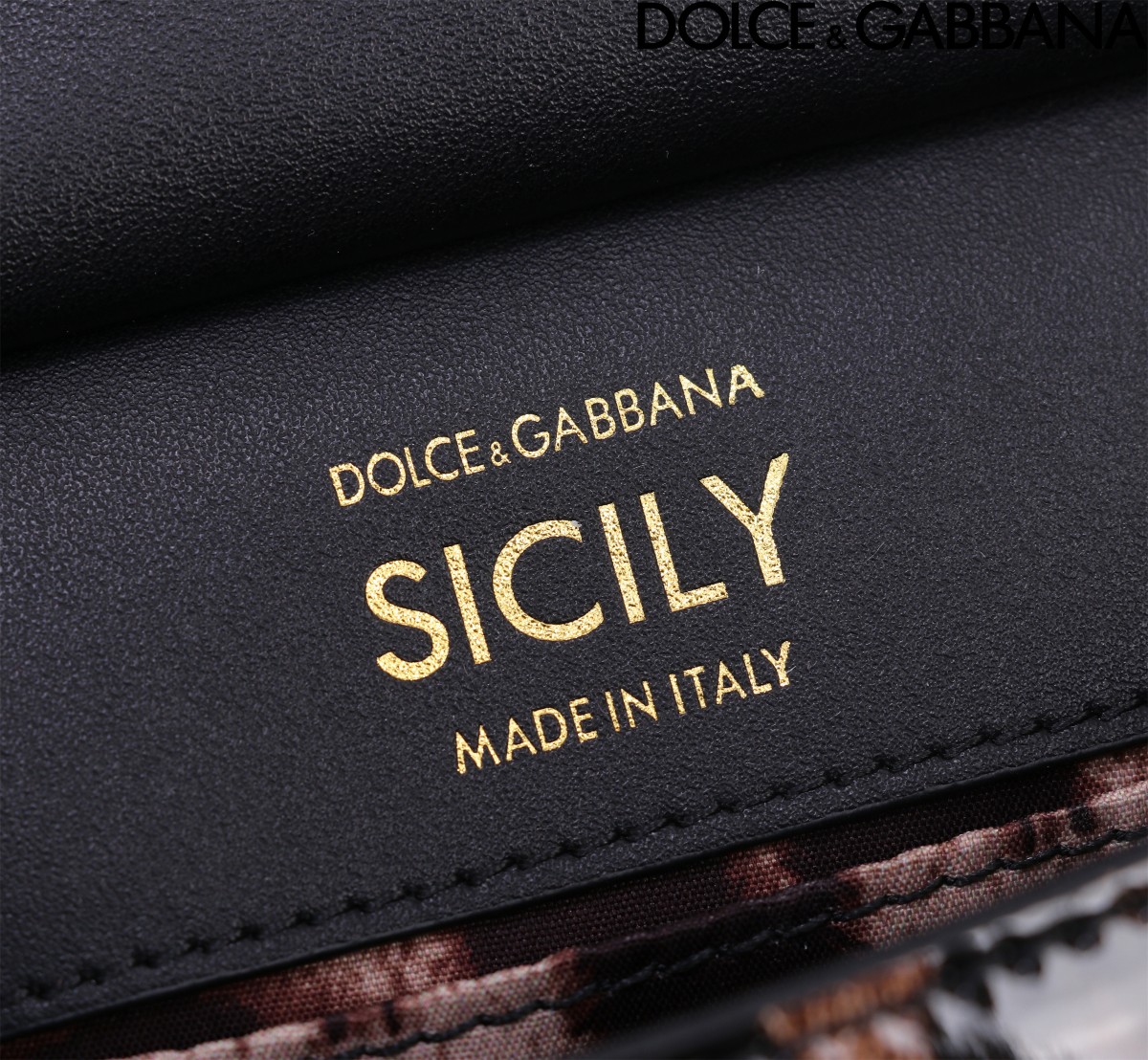 [TOP] Dolce & Gabbana D&G Polished Calfskin Sicily Bag 18cm/20cm/25cm/29cm - Leopard Print - 4 Sizes