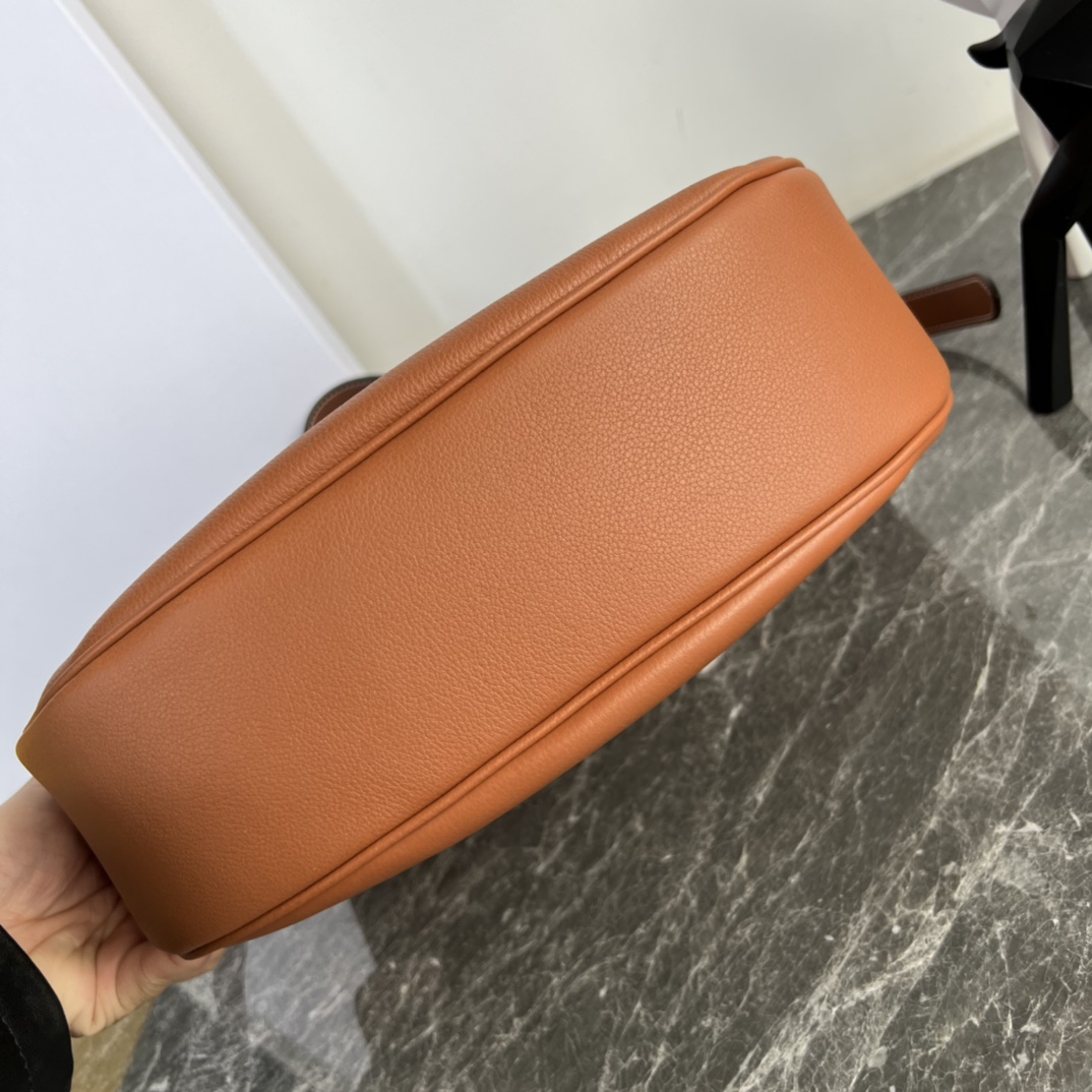 [TOP] CELINE Heloise Leather Handbag 30X28.5X8cm - Brown