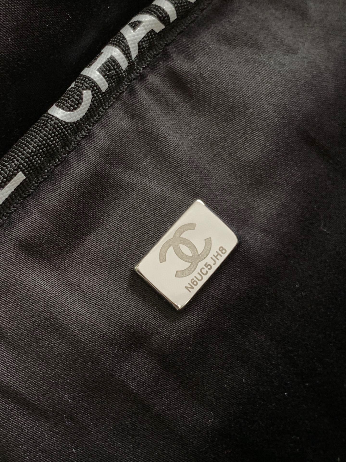 [TOP] CHANEL Silk Satin Material Handbags - Black