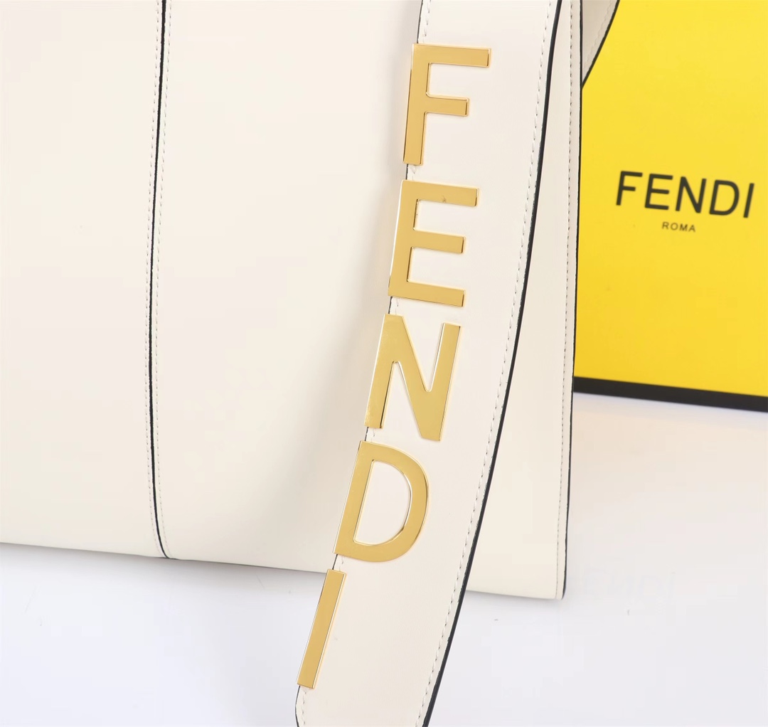 [TOP] FENDI Smooth Calfskin Peekaboo X-Lite Series Handbags - 30CM/38CM - GHW