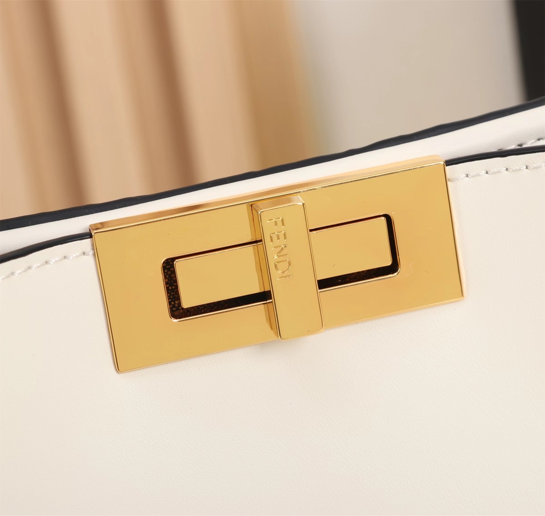 [TOP] FENDI Smooth Calfskin Peekaboo X-Lite Series Handbags - 30CM/38CM - GHW