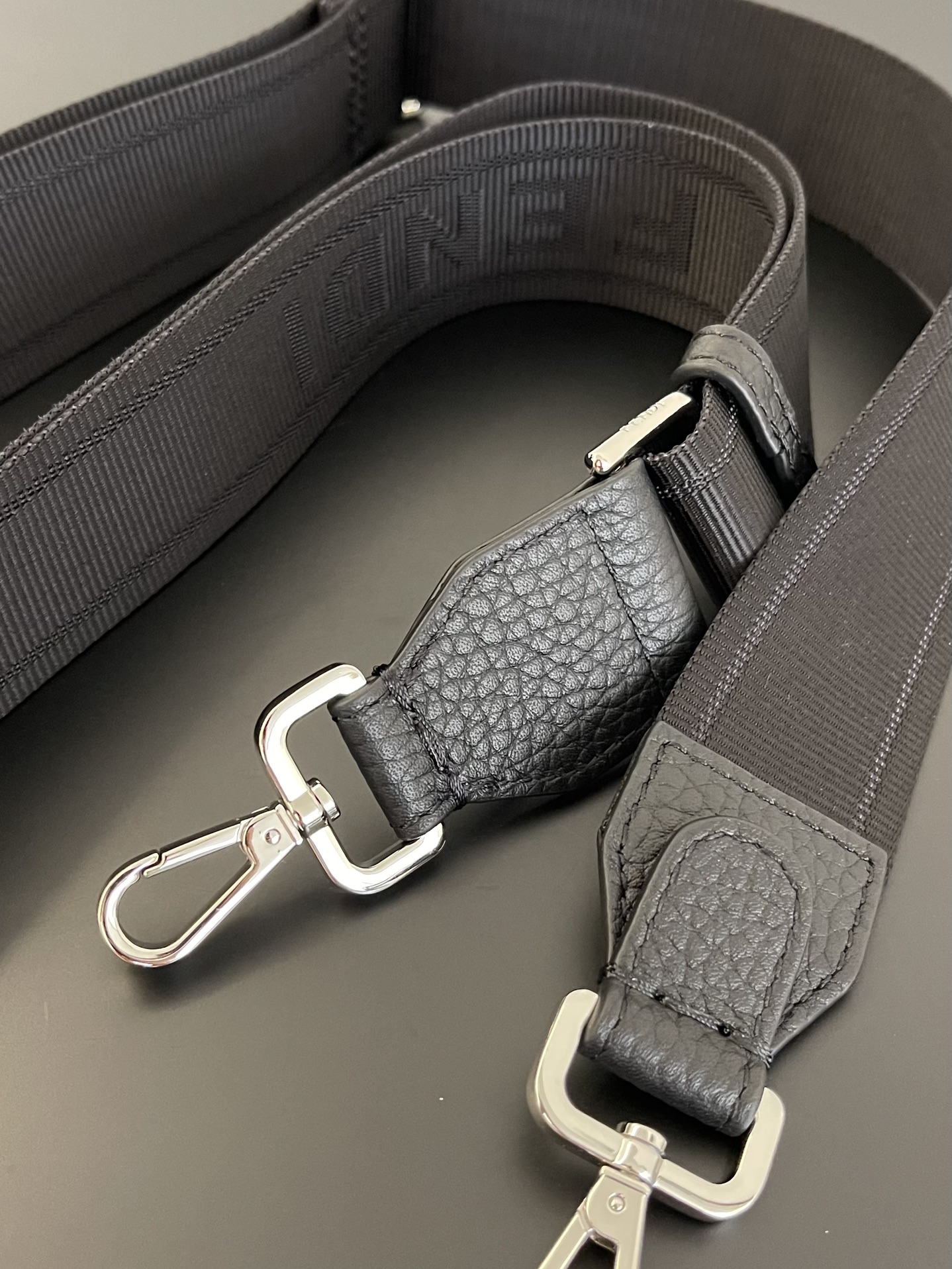 [TOP] FENDI Men's Mini Peekaboo Bag - Black&SHW