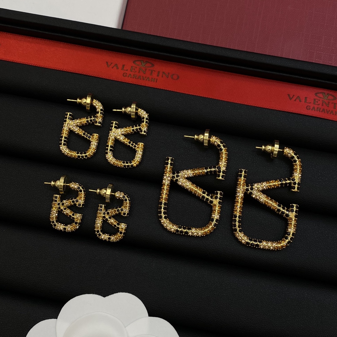 [TOP] VALENTINO Earrings - Gold - 3 Sizes